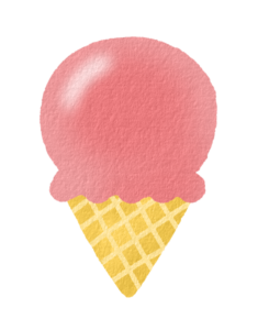 アイスクリームストロベリー