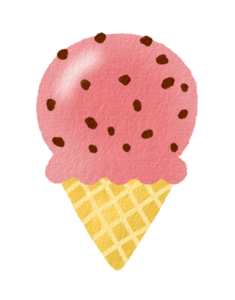 アイスクリームストロベリーチョコ