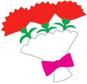 カーネーションのイラスト