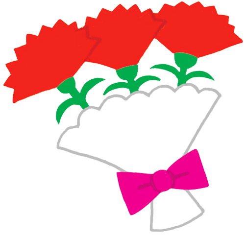 カーネーションのイラスト
