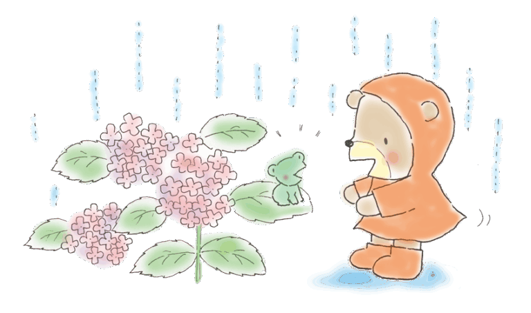 雨ふり くまさん